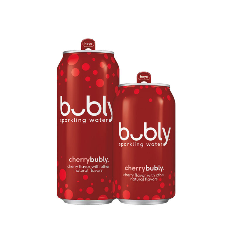 Bubly Cherry Sparkling Water Can