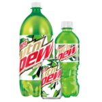 Caffeine Free Diet Mountain Dew Cans and Bottles