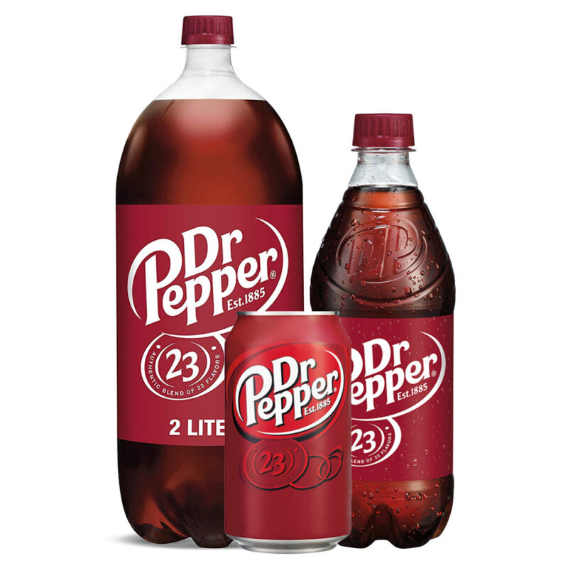 Dr.Pepper Cans and Bottles