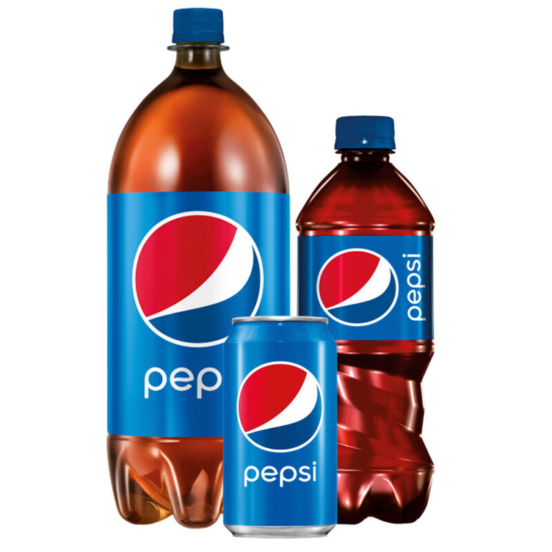 Pepsi Can and Bottles