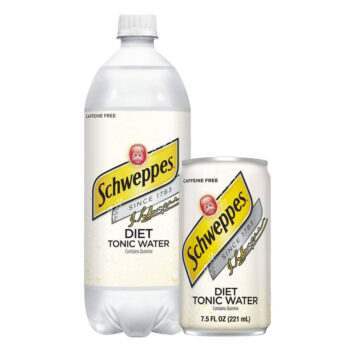 Schweppes Diet Tonic Water Cans and Bottles
