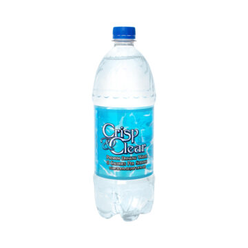 pepsi midamerica crisp and clear one liter bottle